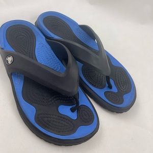 Women’s Croc brand flip flops, gently used